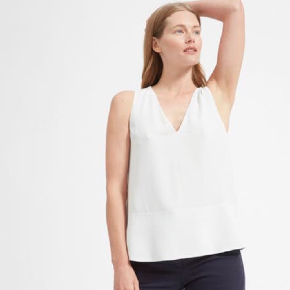 Double-lined silk tank